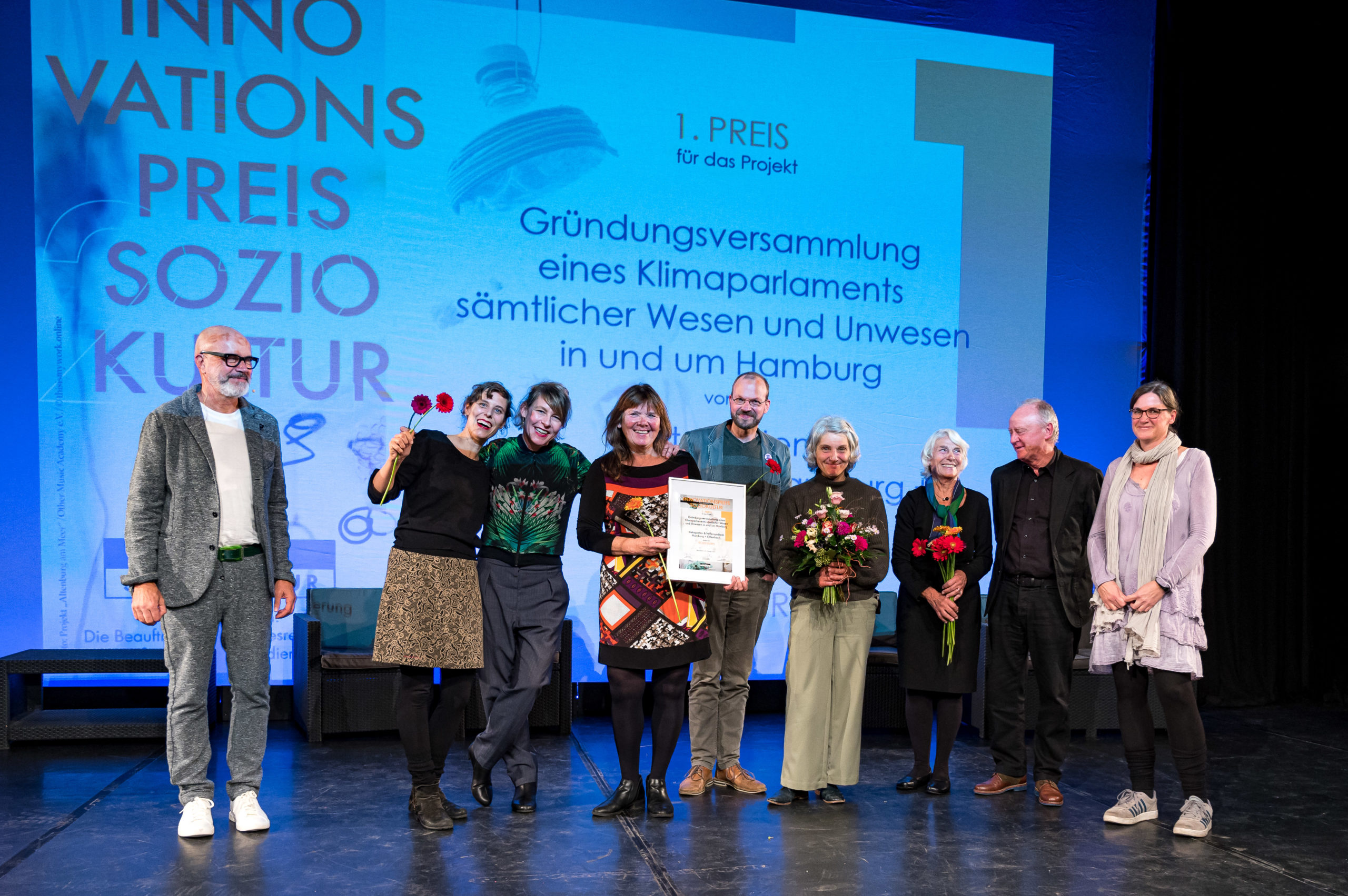 1. Preis „Innovationspreis Soziokultur 2022“ – Thema Nachhaltigkeit für unser Klimaparlament
